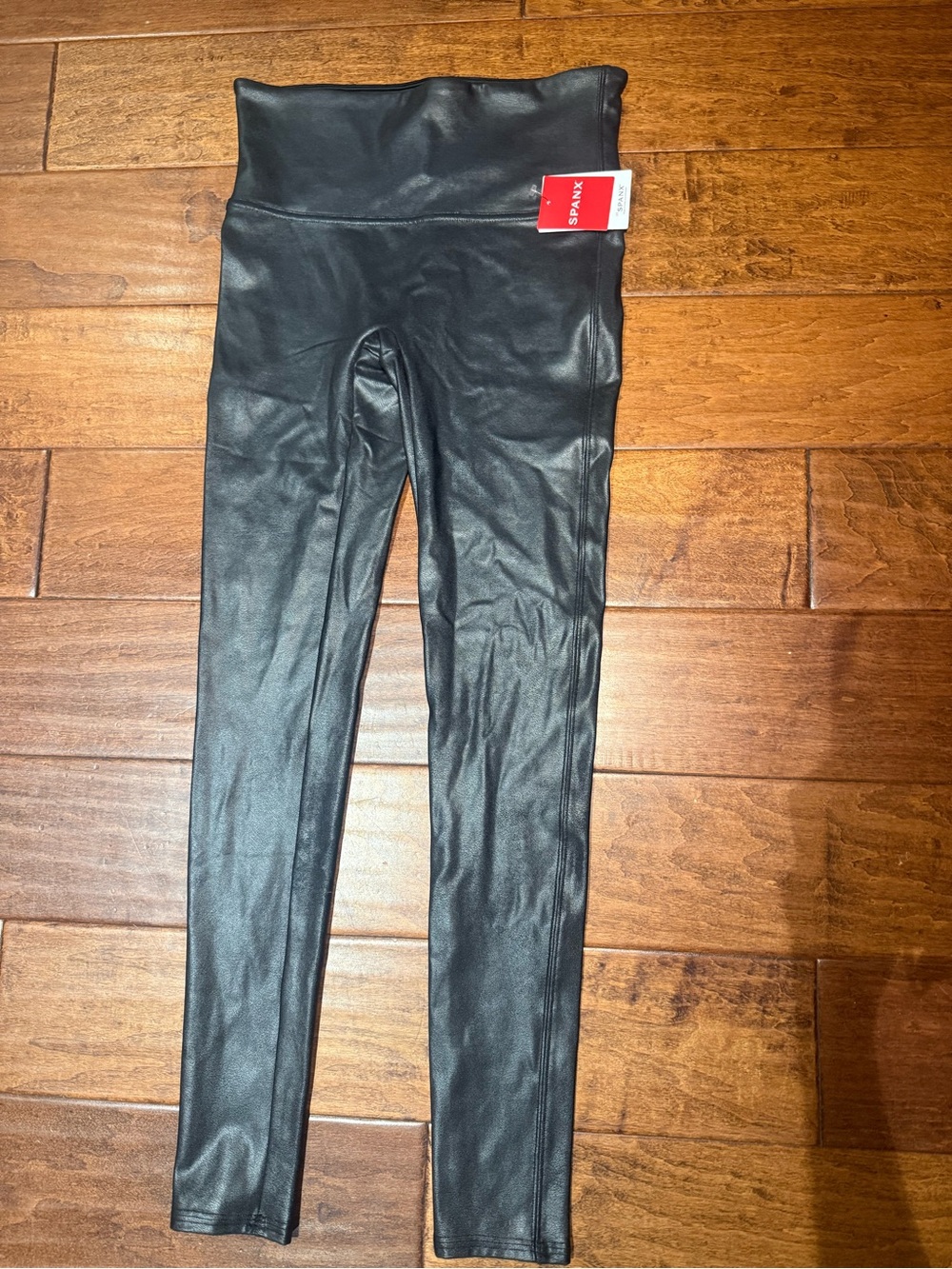 SPANX Faux Leather Leggings New With Tags. Never Worn!